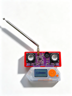 TEA5767 FM Stereo Radio Module for Flipper Zero Receiver Expansion Board with Dual Speakers & Telescopic Antenna Plug-and-Play A
