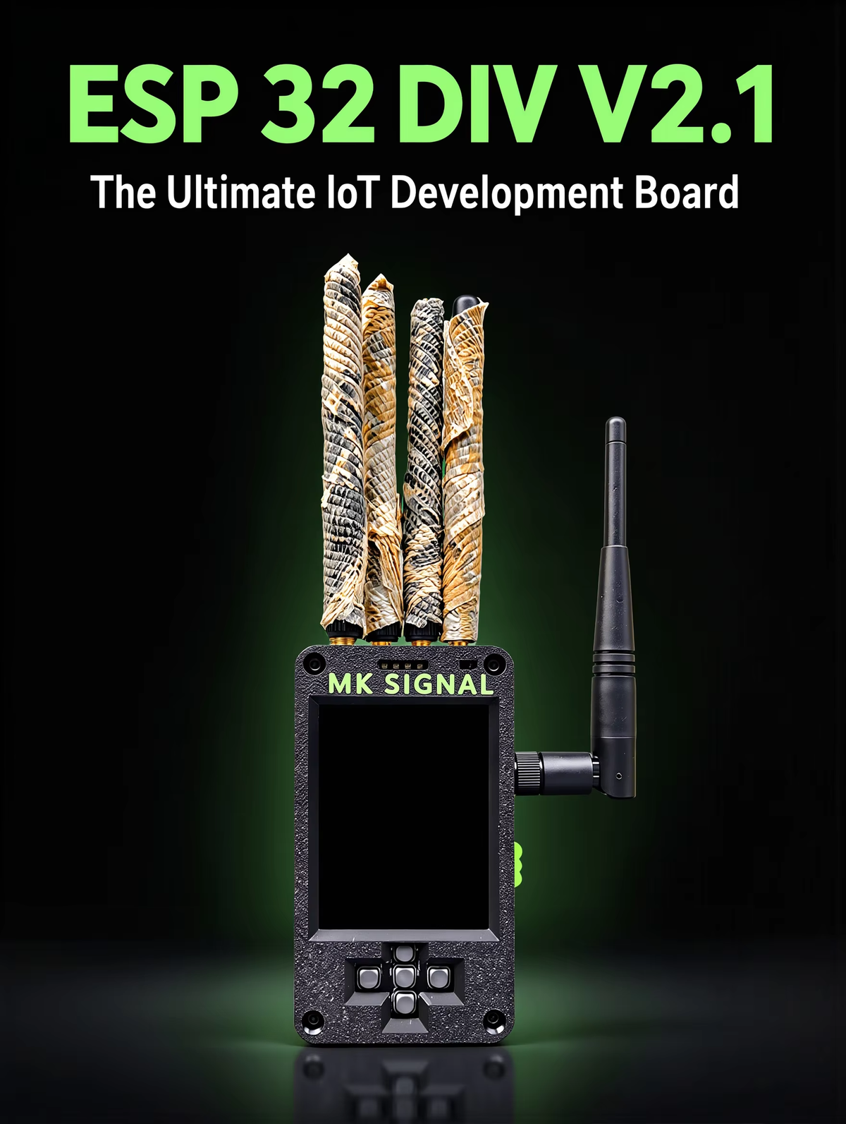 MK SIGNAL ESP32 DIV Development Board Kit NRF24 CC1101 NFC GPS ESP32 2.8 inch Touch Screen Equipped with Cases and Antennas
