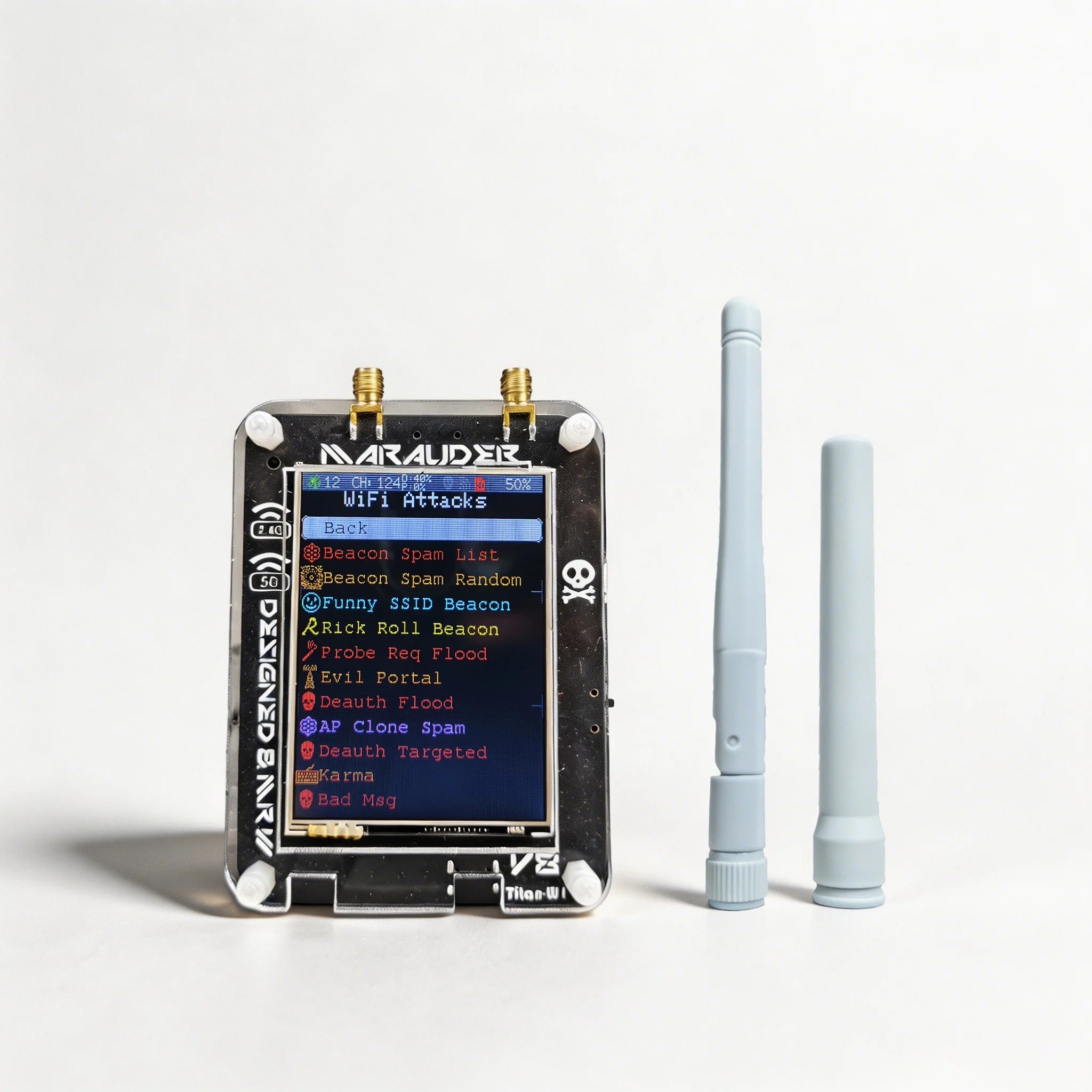 ESP32 Marauder V8 Predator ESP32-C5 2.8 Inch Touch Display Dual Band WiFi Bluetooth GPS Support 2.4G & 5G Signal Wireless Tool