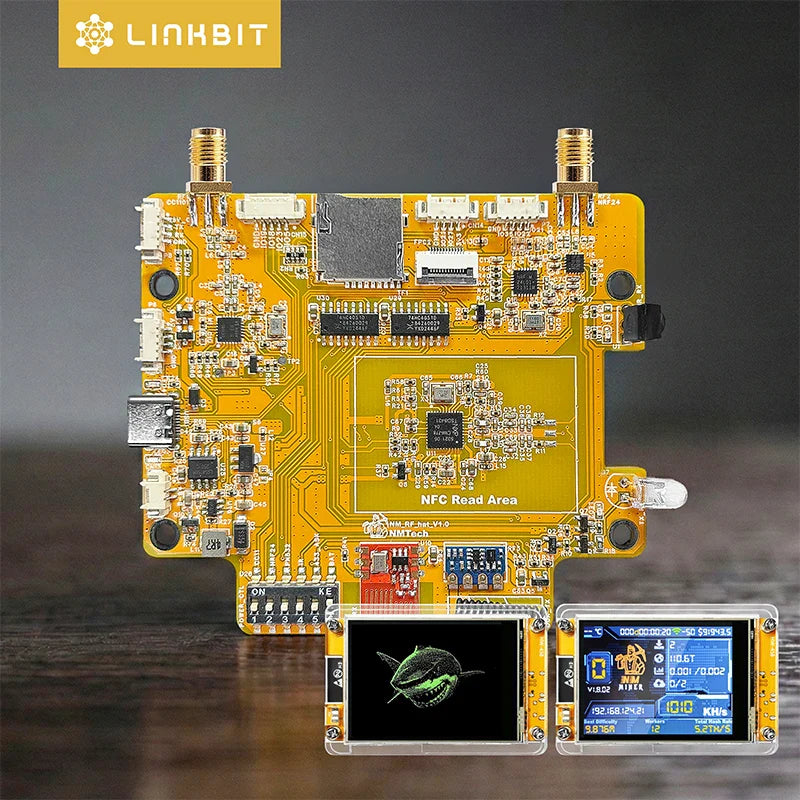 NM-RF-Hat Companion Hat Multi-Band RF for CYD Bruce ESP32-2432S028 CC1101  IR TX/RX nRF24 PN532 433M OOK Power Mgmt TF Slot