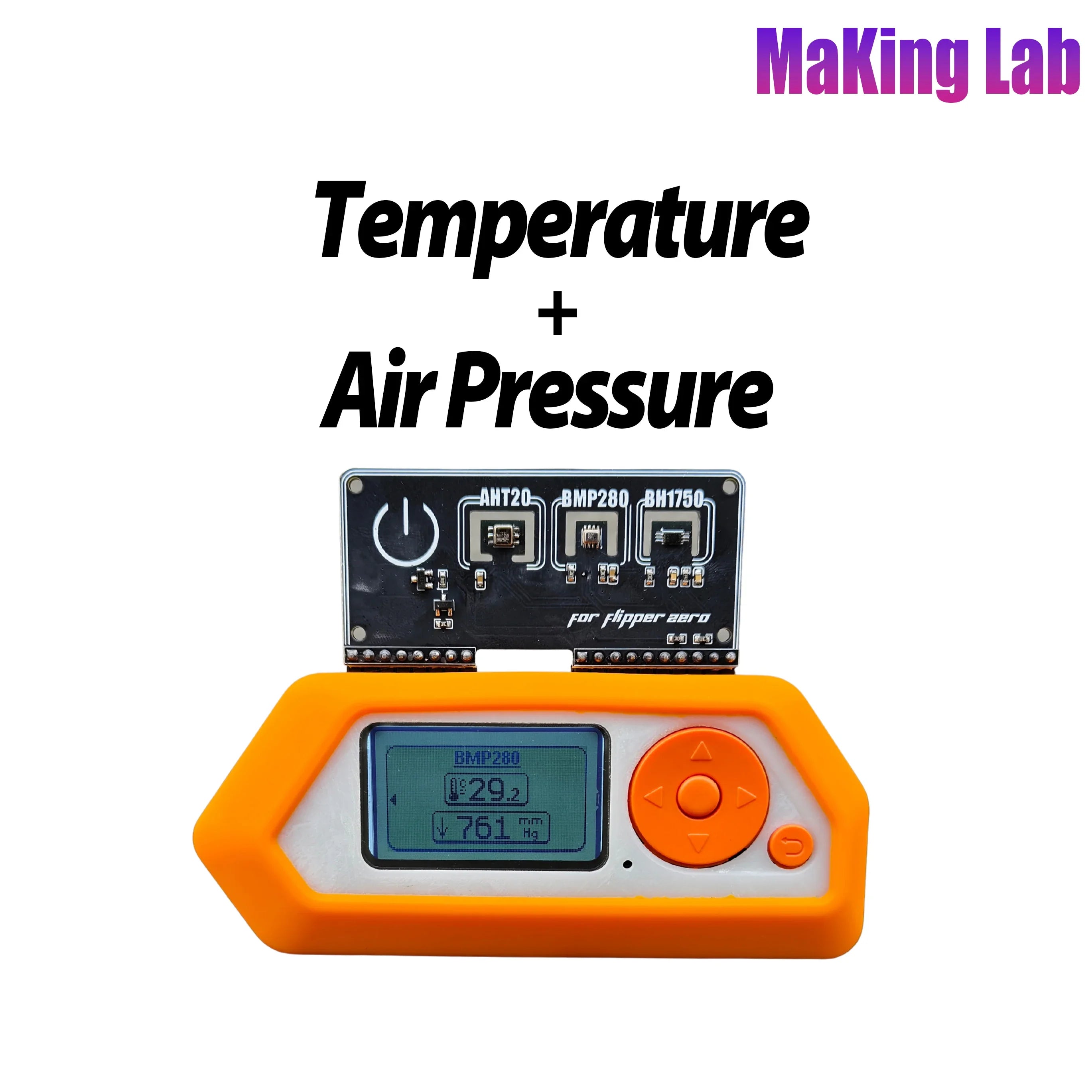 New Flipper Zero Environmental Sensor Module - Integrated Ultraviolet Light-Emit、Temperature、Humidity, and Pressure Sensor 4in1