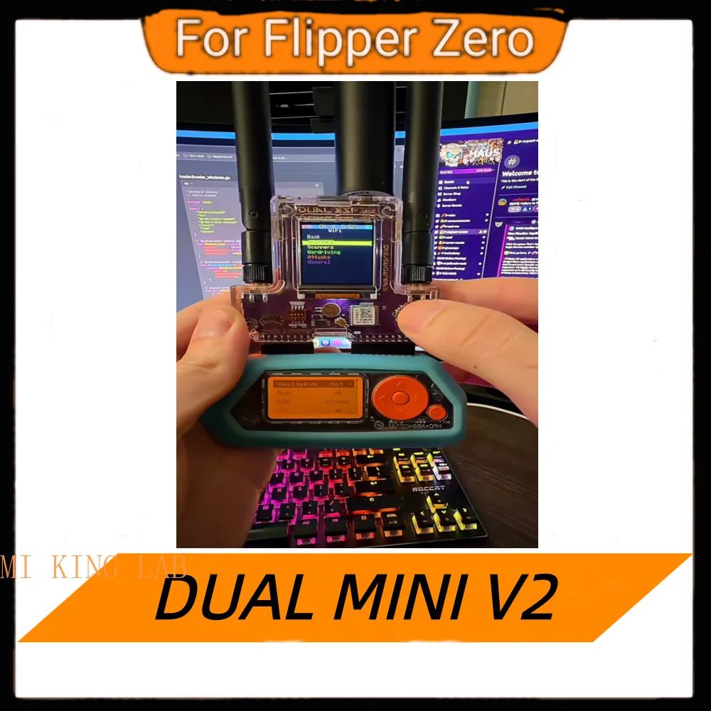 Flipper Zero Dual Touch V3 – ESP32 Wi-F – ESP32 Wi-Fi Board GPS.Influencer-Version mit Anleitungen /Dual ESP32 Wi-Fi Development